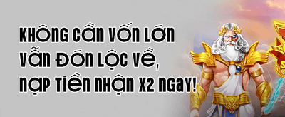 Thưởng Chào Mừng 100% promotion banner